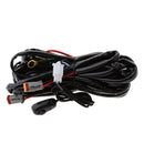 2-Way Wiring Harness/Relay/ Switch Kit For LED Spot Work Lights DRL Fog Lamp