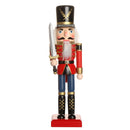 Handpainted Standing Wooden Nutcracker Soldier Christmas Ornament Home Decoration Collectibles Birthday Gift