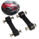 Most Road / Freeways Hood Latch _ Car-Styling Anti-Thief Hood Lock Latches Catch Locking Kit (with hardware ) / 1 Pair for Jeep Wrangler JK 2007-2017