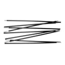 Aluminum Alloy Pole Camping Tent Awning Frame Replacement 360cm 8.5mm