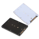2Pack M.2 NGFF (SATA) B-Key SSD to 2.5" SATA Adapter Card with Case Enclosure