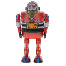 Wind Up Mechanical Walking Astronaut Robots Tin Toy Clockwork Collectibles