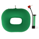 Comfortable Donut Inflatable Chair Cushion Wheelchair Hemorrhoid Seat Pillow + Air Pump for Back Coccyx Tailbone Pain Lumbar Support