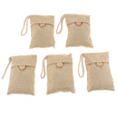 5 Pack x100g - Charcoal Deodorizer Odor Neutralizer Home & Car Freshener Bags, Bamboo Organic Activated Air Purifying Bags