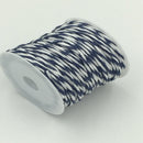 10M Roll Of Paper Rope Cord String For Craft Wrapping Gifts Package Decoration Decor Blue White