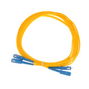 3Meter SC to SC Single Mode Duplex Fiber Optical Patch Cable Cord Line Yellow
