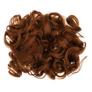 Fashionable Women Ladies Girls Curly Synthetic Hair Bun Cover Hairpiece Clip In Scrunchie Hair Extension