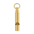 Mini Pocket High Brass Safety Emergency Survival Whistle Key Chain for Outdoor Camping Hiking