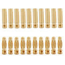 10 Pairs 3.0mm Gold-plated Banana Plug Connector DIY RC Battery ESC Motor