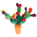 Wooden Multi-colored Cactus Toys Assembling Demolition Toys for Kids Baby Gift