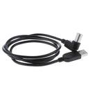 USB2.0 Male To Type B 90Degree Left Angle Extension Adapter Cable Bend