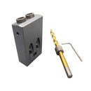 9.5mm Woodwork Guide Oblique Hole Positioner Angle Drill Bit Locator Set Kit