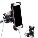Universal Motorcycle Cell Phone GPS Handlebar Mount Holder with USB Charger