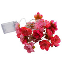 2m String Rose Garland Fairy Lights 20 LED Christmas Tree Home Decor Lights