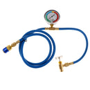 Universal Auto Car AC R134a U-Charge Charging Hose with Gauge