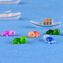 5pcs Miniature Garden Ornaments?Miniature Ornaments Decor, Cute Turtle