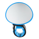 Universal Mountain Road Bike Bicycle Cycling Mirror 360 Degree Rotate Handlebar Rearview Mirror - Blue