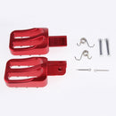 1 Pair CNC Racing Footpegs Foot Rest for Honda XR50, CRF50,SDG,Xtreme Red