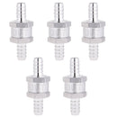 5 Pieces Replacement 10mm 3/8'' Non Return Fuel Line Oil Petrol Water One Way Check Valve