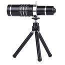 18X Telephoto Lens , Aluminum Telephoto Lens Telescope Camera Lens + Tripod + Mount Accessory for iPhone Samsung HUAWEI etc