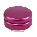 Home Kitchen Tool Rust Resistant Adjustable Grip Coffee Tamper Stainless Steel Base Purple 3-Angled Slopes