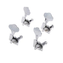 4R Bass Guitar Machine Heads Tuners Tuning Pegs Set for 4 String Jazz P Bass