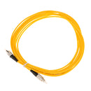 5 Meter FC to FC Single Mode Single Core Fiber Optic Drop Wire Cables Yellow