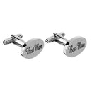 Best Man Wedding Party Gift Shirt Cufflinks Silver Cuff Links Accessories