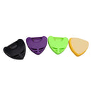 Exquisite 4 Pcs Multicolor Guitar Pick Holder Case Box Carry Bag for Musical