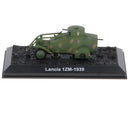 1/72 Scale Italian Armoured Car Lancia 1ZM Model, World War I & II Army Fighting Vehicle Toy Collectibles