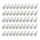 50 Pieces T10 W5W 168 194 5050 5SMD 6000K White LED Light Bulbs
