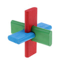 Chinese Classic Wooden Brain Teaser Puzzle Educational Toys Gift for Kids Adult - 3 Sticks Lock