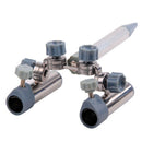 Adjustable Stainless Steel Fishing Tackle Double Rod Rack Fishing Rod Holder