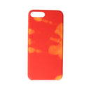 Thermal Sensor Phone Case, Magical Discoloration Thermal Heat Induction Phone Soft Case Red to Fluorescent Green For iPhone 7plus