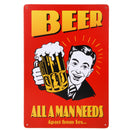 20x30cm Vintage Metal Tin Sign Plaque Wall Art Poster Cafe Bar Pub Beer