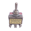 Toggle Switch, 3PDT On/Off/On 3 Position 6 Pins Momentary, AC 250V 15A