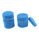 10 Pieces Non-woven Dish Washing Sponge Scrubbers Kitchen Cleaning Tool Blue, Lightweight and Portable