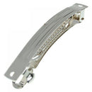 50 Pcs 50mm Metal French Clips Hair Bows Barrettes - Silver