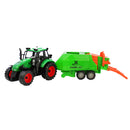 1/30 Farm Tractor Trailer Vehicle Metal Diecast Cars Toy Boys Playset Gift-F