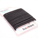 18Pcs Black Hair Holder Elasticity Rubber Hair Band Tie Hair for Girl Women Gifts
