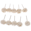 10 Pieces Polishing Wheel Buff Buffing Pad Brush for Rotary Polish Drill Bit