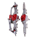 1/10 Scale RC Car Metal Front Rear Bridge Axle Assembly For Axial SCX10 D90 RC Crawler Accessories Parts