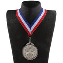 Metal Torch Design Silver Medal Prize Award for Winners Kids Party Game Favor