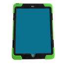 Green Full Body Protective Silicon Rubber Cover Case Stand for iPad Air Tablets