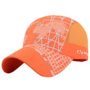 Men Women Summer UV Protection Sports Clothing Accessory Sun Visor Adjustable Hat Cap Orange