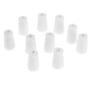 10 Pieces Rubber Stopper Lab Tapered Plugs for Flask Test Tubes Lab Supplies 12-17mm