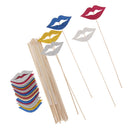 Set of 10pcs Funny Lips Shape Hen Party Bachelor Photo Props Accessories