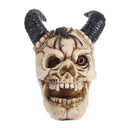3D Resin Skull Monster with Horn Spider Ornament Party Decorative Handcraft