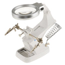 Multifunction Welding LED Magnifier Helping Hand Soldering Magnifying Clamp