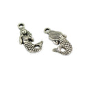 Lot 30pcs Vintage Tibetan Silver Metal Mermaid Charm Pendants Jewelry Making